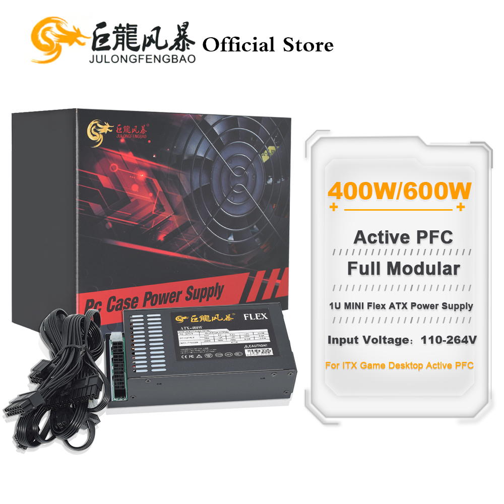 Modular Full Modular 110-264V  - Flex Atx Power Supply 600W 1U ulasan dan harga