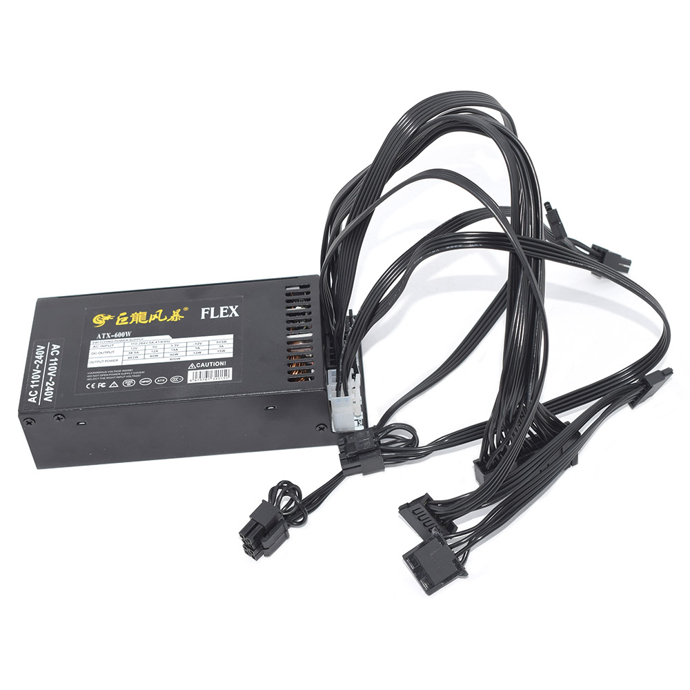 Modular Full Modular 110-264V  - Flex Atx Power Supply 600W 1U ulasan dan harga