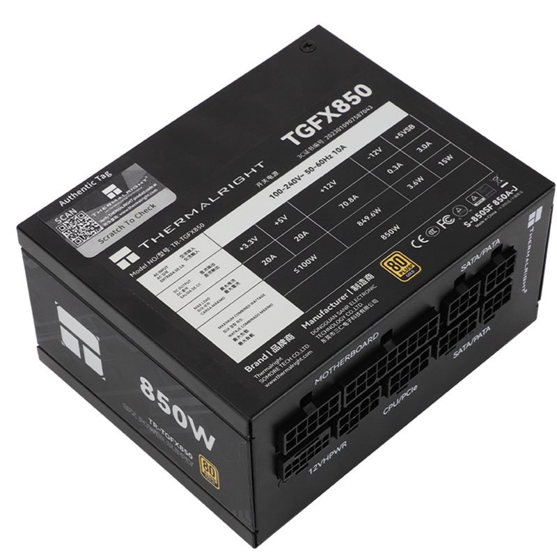Thermalright TR-TGFX850 SFX Go - Sfx Modular Power Supply 850W Gold ulasan dan harga
